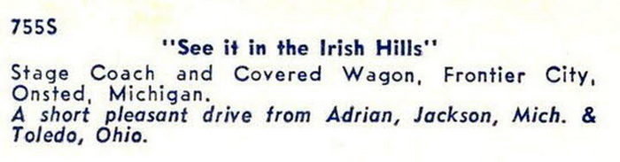 Frontier City - Vintage Postcard (newer photo)